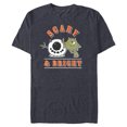 thumbnail image 1 of Disney and Pixar’s Monsters, Inc. Christmas Scary & Bright - Short Sleeve Blended T-Shirt for Adults - Customized-Navy Heather, 1 of 5