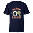 thumbnail image 1 of Disney and Pixar’s Monsters, Inc. Christmas Scary & Bright - Short Sleeve T-Shirt for Kids - Customized-Navy, 1 of 5