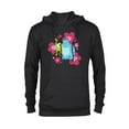 thumbnail image 1 of Disney and Pixar’s Monsters Inc Cute Sulley & Mike Flowers - Pullover Hoodie for Adults - Customized-Black, 1 of 5