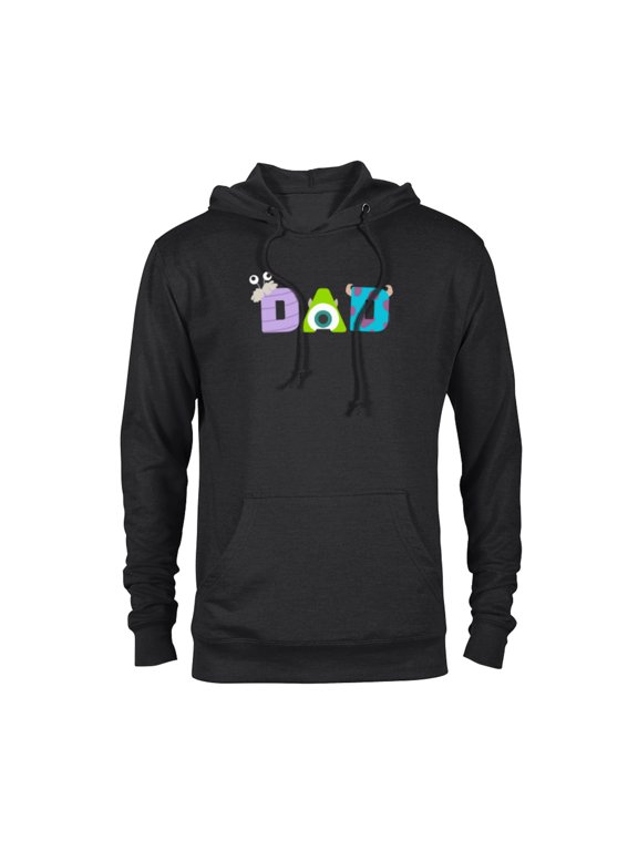 Disney and Pixar’s Monsters, Inc. Dad Father’s Day Birthday - Pullover Hoodie for Adults - Customized-Black