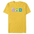 thumbnail image 1 of Disney and Pixar’s Monsters, Inc. Dad Father’s Day Birthday - Short Sleeve Blended T-Shirt for Adults - Customized-Yellow, 1 of 5