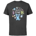 thumbnail image 1 of Disney and Pixar’s Monsters, Inc. Dad of the Birthday Boy - Short Sleeve Cotton T-Shirt for Adults - Customized-Charcoal, 1 of 5