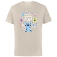thumbnail image 1 of Disney and Pixar’s Monsters, Inc. Dad of the Birthday Boy - Short Sleeve Cotton T-Shirt for Adults - Customized-Natural, 1 of 5