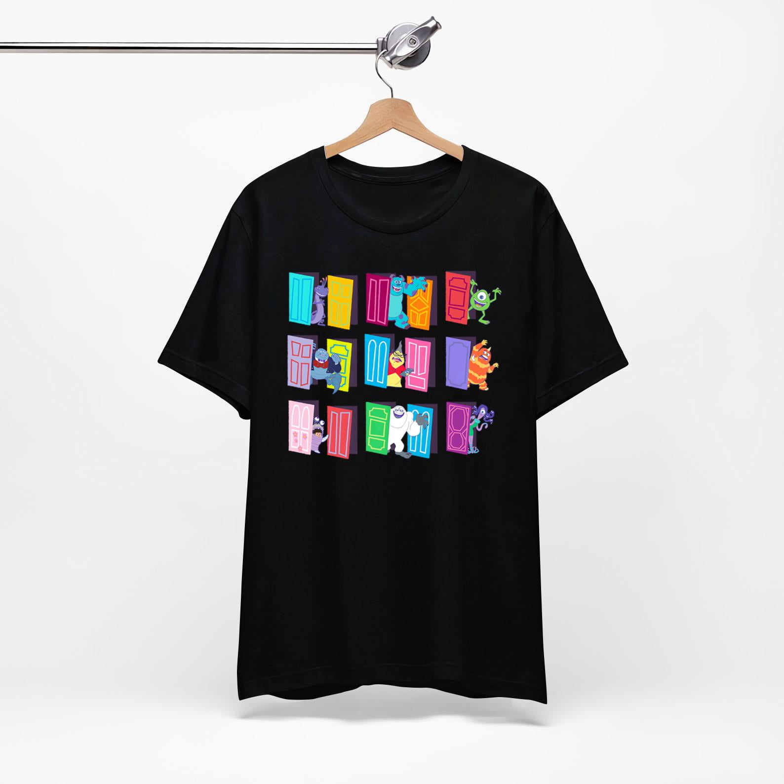Disney and Pixar®s Monsters Inc Doors Characters Custom TShirts for