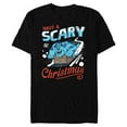 thumbnail image 1 of Disney and Pixar’s Monsters, Inc. Have a Scary Christmas - Short Sleeve Blended T-Shirt for Adults - Customized-Black, 1 of 5