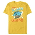 thumbnail image 1 of Disney and Pixar’s Monsters, Inc. Have a Scary Christmas - Short Sleeve Blended T-Shirt for Adults - Customized-Yellow, 1 of 5