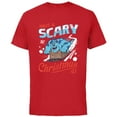thumbnail image 1 of Disney and Pixar’s Monsters, Inc. Have a Scary Christmas - Short Sleeve Cotton T-Shirt for Adults - Customized-Red, 1 of 5