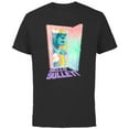 thumbnail image 1 of Disney and Pixar’s Monsters Inc Hello Sulley Door Peek - Short Sleeve Cotton T-Shirt for Adults - Customized-Black, 1 of 5