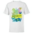 thumbnail image 1 of Disney and Pixar’s Monsters, Inc. It’s My Birthday - Short Sleeve T-Shirt for Kids - Customized-White, 1 of 5