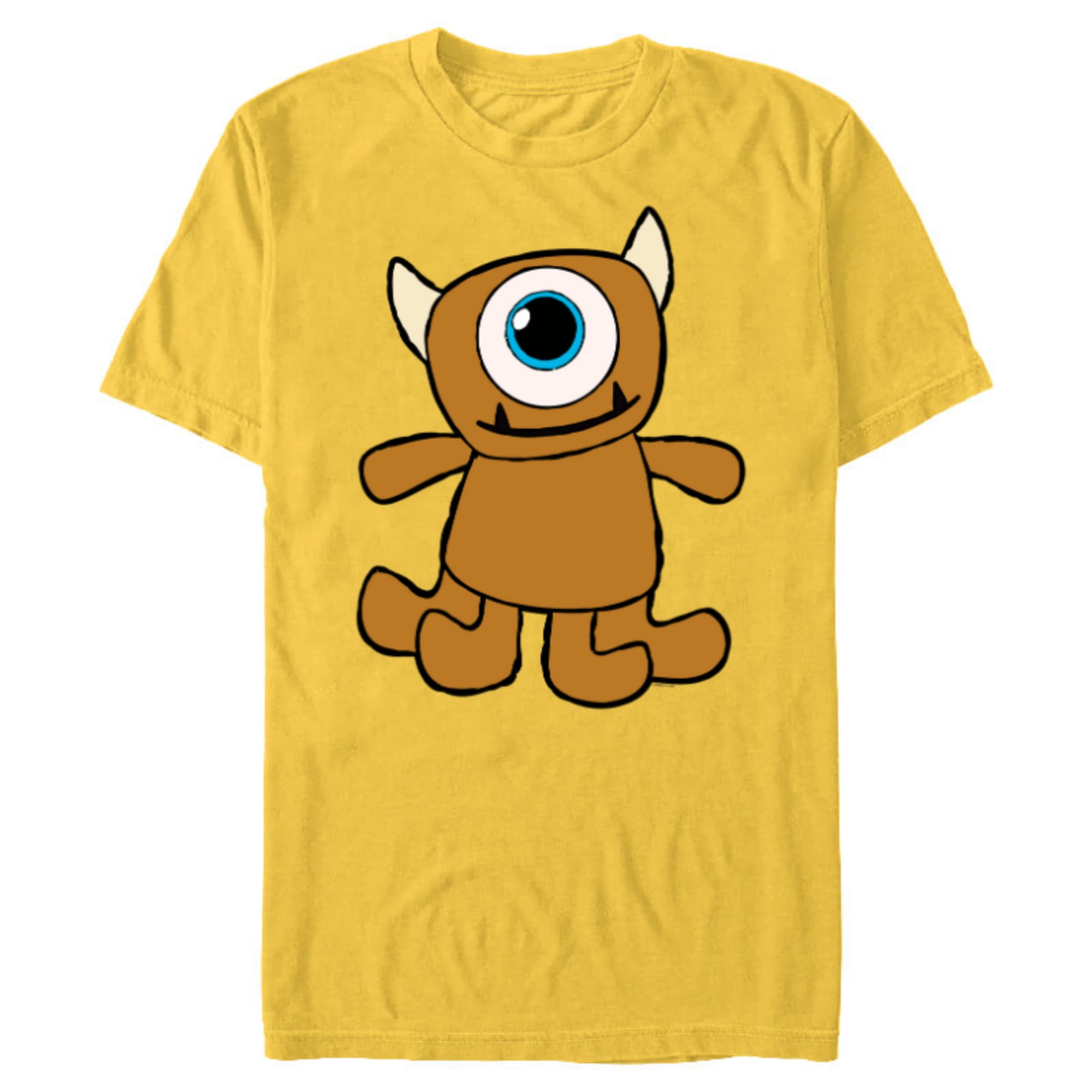 Disney and Pixar's Monsters, Inc. Little Mikey Costume - Short Sleeve  Blended T-Shirt for Adults - Customized-Yellow - Walmart.com