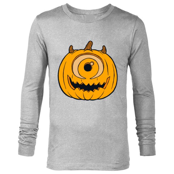 Disney and Pixar's Monsters, Inc. Mike-O'-Lantern - Long Sleeve T-Shirt for Men - Customized-Athletic Heather