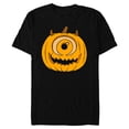 thumbnail image 1 of Disney and Pixar's Monsters, Inc. Mike-O'-Lantern - Short Sleeve Blended T-Shirt for Adults - Customized-Black, 1 of 5