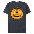 thumbnail image 1 of Disney and Pixar's Monsters, Inc. Mike-O'-Lantern - Short Sleeve Blended T-Shirt for Adults - Customized-Navy Heather, 1 of 5