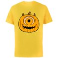 thumbnail image 1 of Disney and Pixar's Monsters, Inc. Mike-O'-Lantern - Short Sleeve Cotton T-Shirt for Adults - Customized-Yellow, 1 of 5