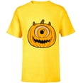 thumbnail image 1 of Disney and Pixar's Monsters, Inc. Mike-O'-Lantern - Short Sleeve T-Shirt for Kids - Customized-Yellow, 1 of 5