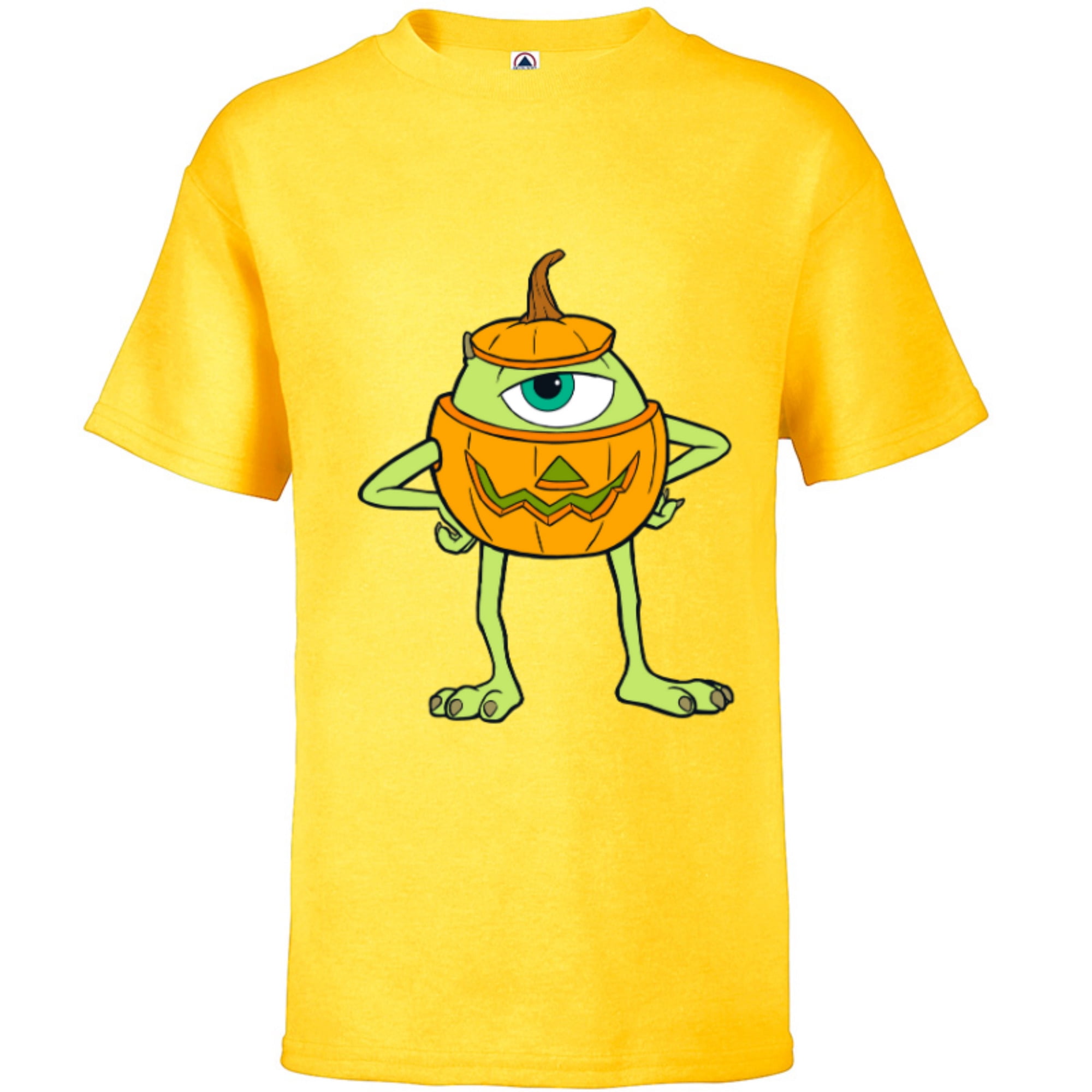 Disney and Pixar's Monsters, Inc. Mike Pumpkin Halloween Short Sleeve