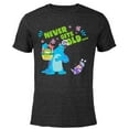 thumbnail image 1 of Disney and Pixar’s Monsters, Inc. Mike Sulley Boo Easter - Short Sleeve Blended T-Shirt for Adults - Customized-Black, 1 of 5