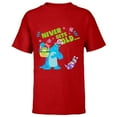 thumbnail image 1 of Disney and Pixar’s Monsters, Inc. Mike Sulley Boo Easter - Short Sleeve T-Shirt for Kids - Customized-Red, 1 of 5