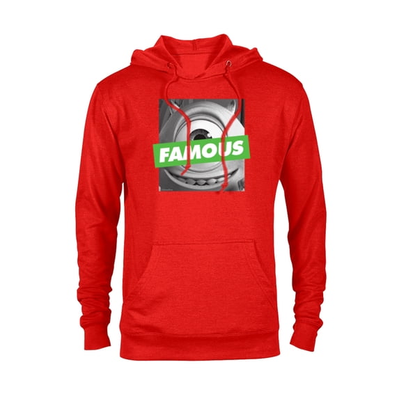 Disney and Pixar’s Monsters, Inc. Mike Wazowski Famous - Pullover Hoodie for Adults - Customized-Red
