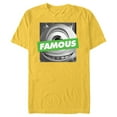 thumbnail image 1 of Disney and Pixar’s Monsters, Inc. Mike Wazowski Famous - Short Sleeve Blended T-Shirt for Adults - Customized-Yellow, 1 of 5