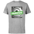 thumbnail image 1 of Disney and Pixar’s Monsters, Inc. Mike Wazowski Famous - Short Sleeve Cotton T-Shirt for Adults - Customized-Athletic Heather, 1 of 5