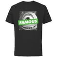 thumbnail image 1 of Disney and Pixar’s Monsters, Inc. Mike Wazowski Famous - Short Sleeve Cotton T-Shirt for Adults - Customized-Black, 1 of 5