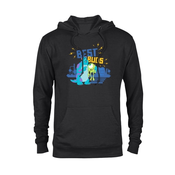 Disney and Pixar’s Monsters, Inc. Mike and Sulley Best Buds - Pullover Hoodie for Adults - Customized-Black
