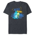 thumbnail image 1 of Disney and Pixar’s Monsters, Inc. Mike and Sulley Best Buds - Short Sleeve Blended T-Shirt for Adults - Customized-Navy Heather, 1 of 5