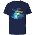 thumbnail image 1 of Disney and Pixar’s Monsters, Inc. Mike and Sulley Best Buds - Short Sleeve Cotton T-Shirt for Adults - Customized-Navy, 1 of 5