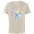 thumbnail image 1 of Disney and Pixar’s Monsters, Inc. Mom of the Birthday Boy - Short Sleeve Cotton T-Shirt for Adults - Customized-Natural, 1 of 5