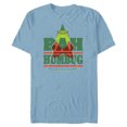 thumbnail image 1 of Disney and Pixar’s Monsters, Inc. Roz Christmas Bah Humbug - Short Sleeve Blended T-Shirt for Adults - Customized-Ocean Blue, 1 of 5