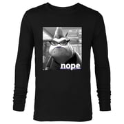 Disney and Pixar s Monsters, Inc. Roz Nope Quote - Long Sleeve T-Shirt for Men - Customized-Black