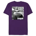 thumbnail image 1 of Disney and Pixar’s Monsters, Inc. Roz Nope Quote - Short Sleeve Blended T-Shirt for Adults - Customized-Purple, 1 of 5