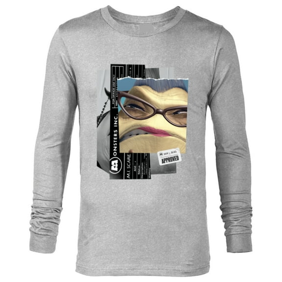 Disney and Pixar’s Monsters, Inc. Roz Personnel File - Long Sleeve T-Shirt for Men - Customized-Athletic Heather