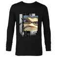 thumbnail image 1 of Disney and Pixar’s Monsters, Inc. Roz Personnel File - Long Sleeve T-Shirt for Men - Customized-Black, 1 of 5