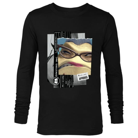 Disney and Pixar’s Monsters, Inc. Roz Personnel File - Long Sleeve T-Shirt for Men - Customized-Black