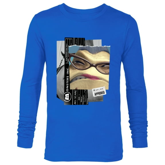 Disney and Pixar’s Monsters, Inc. Roz Personnel File - Long Sleeve T-Shirt for Men - Customized-Navy