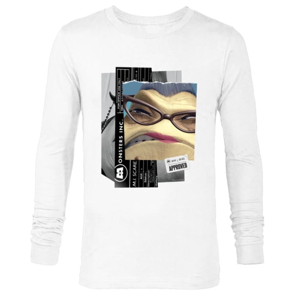 Disney and Pixar’s Monsters, Inc. Roz Personnel File - Long Sleeve T-Shirt for Men - Customized-White