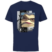 Disney and Pixar s Monsters, Inc. Roz Personnel File - Short Sleeve Cotton T-Shirt for Adults - Customized-Navy