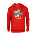 thumbnail image 1 of Disney and Pixar’s Monsters, Inc. Schmoopsie Poo Googly Bear - Pullover Hoodie for Adults - Customized-Red Heather, 1 of 5