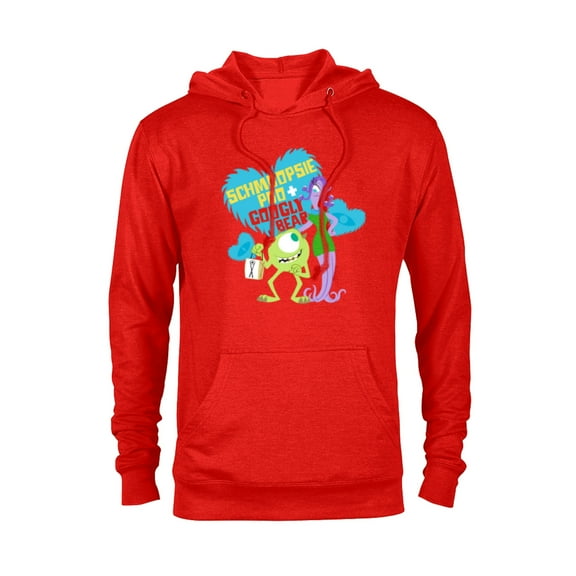 Disney and Pixar’s Monsters, Inc. Schmoopsie Poo Googly Bear - Pullover Hoodie for Adults - Customized-Red Heather