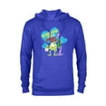 thumbnail image 1 of Disney and Pixar’s Monsters, Inc. Schmoopsie Poo Googly Bear - Pullover Hoodie for Adults - Customized-Royal Heather, 1 of 5