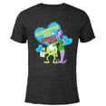 thumbnail image 1 of Disney and Pixar’s Monsters, Inc. Schmoopsie Poo Googly Bear - Short Sleeve Blended T-Shirt for Adults - Customized-Black, 1 of 5