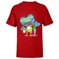 thumbnail image 1 of Disney and Pixar’s Monsters, Inc. Schmoopsie Poo Googly Bear - Short Sleeve T-Shirt for Kids - Customized-Red, 1 of 5