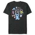thumbnail image 1 of Disney and Pixar’s Monsters, Inc. Sis of the Birthday Boy - Short Sleeve Blended T-Shirt for Adults - Customized-Dark Heather, 1 of 5