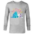 thumbnail image 1 of Disney and Pixar’s Monsters, Inc. Sulley Boo Kitty Hearts - Long Sleeve T-Shirt for Men - Customized-Athletic Heather, 1 of 5