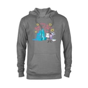 Disney and Pixar s Monsters, Inc. Sulley Boo Kitty Hearts - Pullover Hoodie for Adults - Customized-Graphite Heather