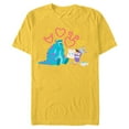 thumbnail image 1 of Disney and Pixar’s Monsters, Inc. Sulley Boo Kitty Hearts - Short Sleeve Blended T-Shirt for Adults - Customized-Yellow, 1 of 5