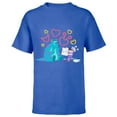 thumbnail image 1 of Disney and Pixar’s Monsters, Inc. Sulley Boo Kitty Hearts - Short Sleeve T-Shirt for Kids - Customized-Royal, 1 of 5