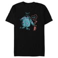 thumbnail image 1 of Disney and Pixar's Monsters, Inc. Sulley Kitty and Boo - Short Sleeve Blended T-Shirt for Adults - Customized-Black, 1 of 5